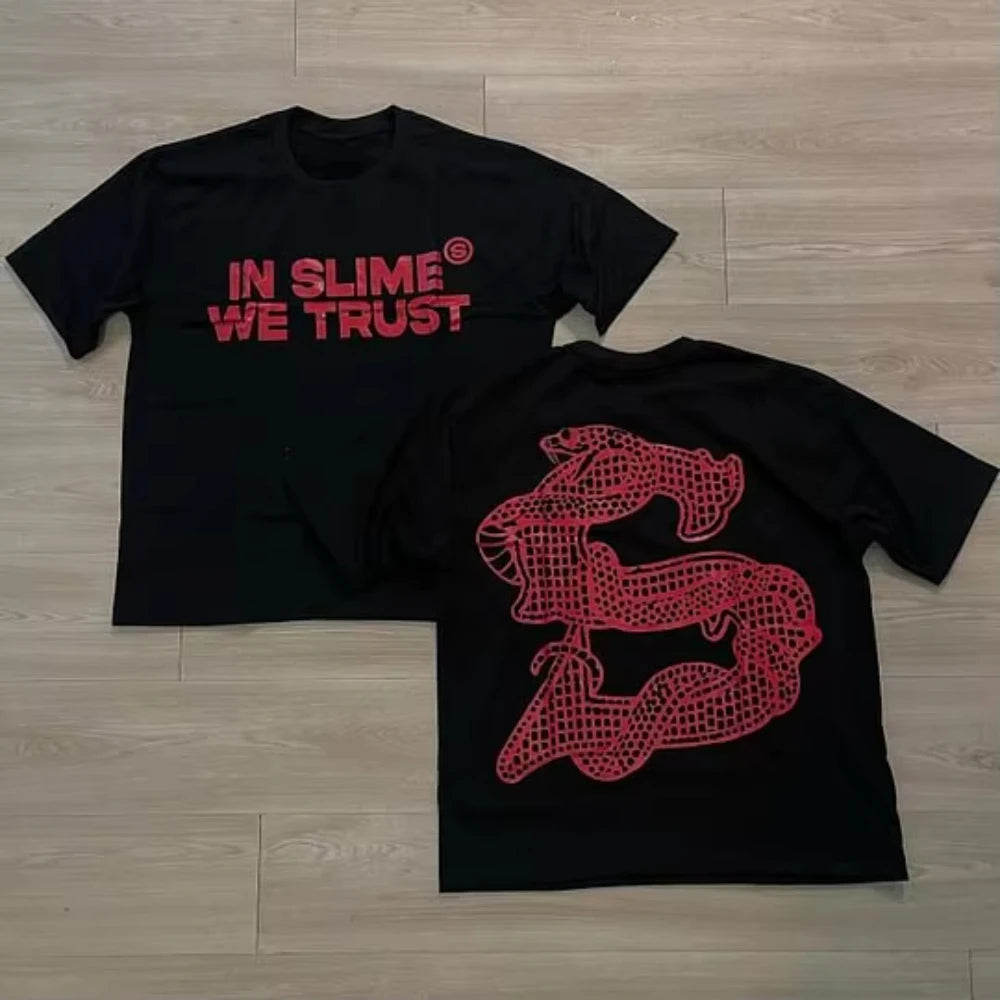 Slime Red Oversized T-Shirt