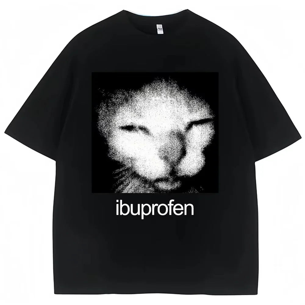 Ibuprofen Cat Oversized T-Shirt