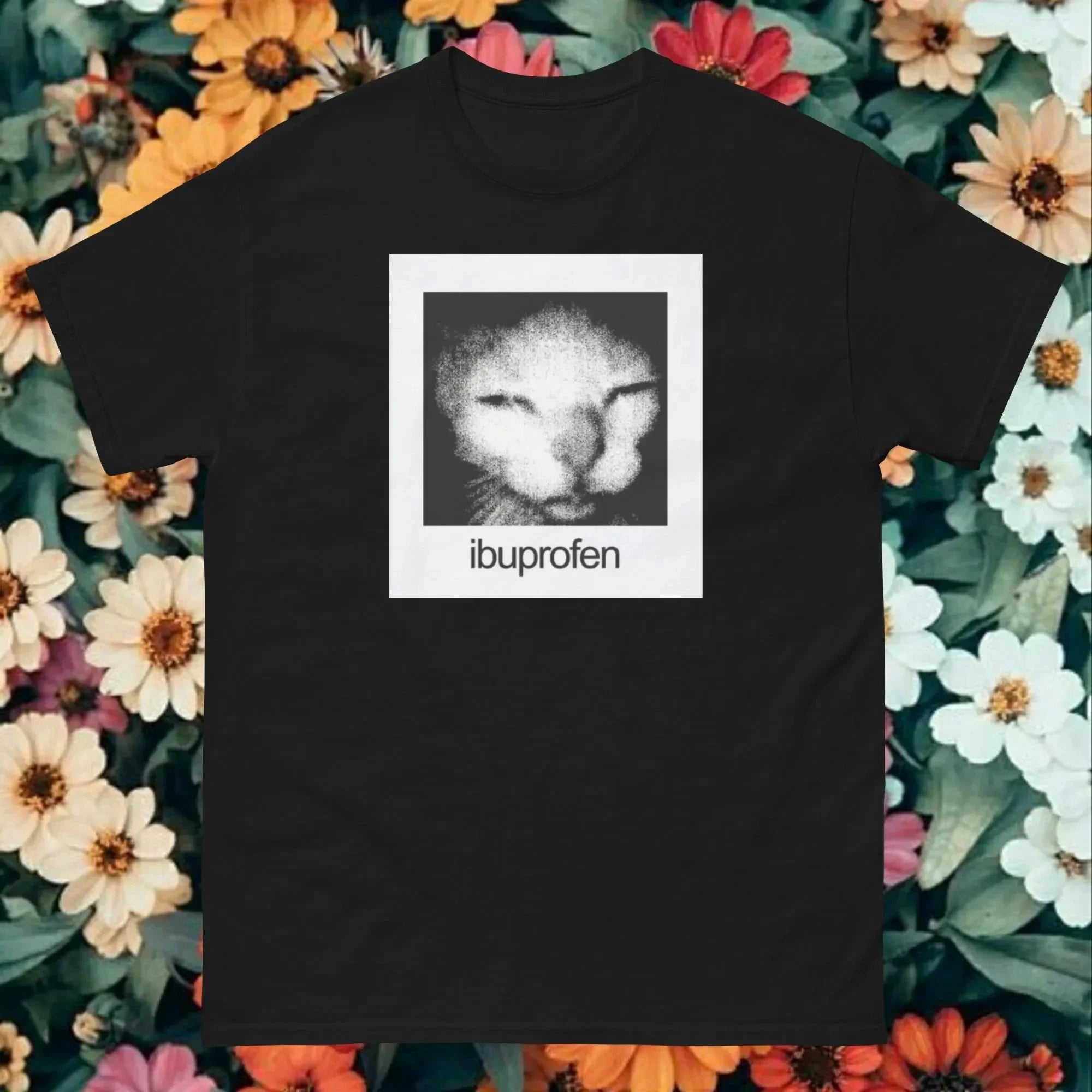Ibuprofen Cat Oversized T-Shirt