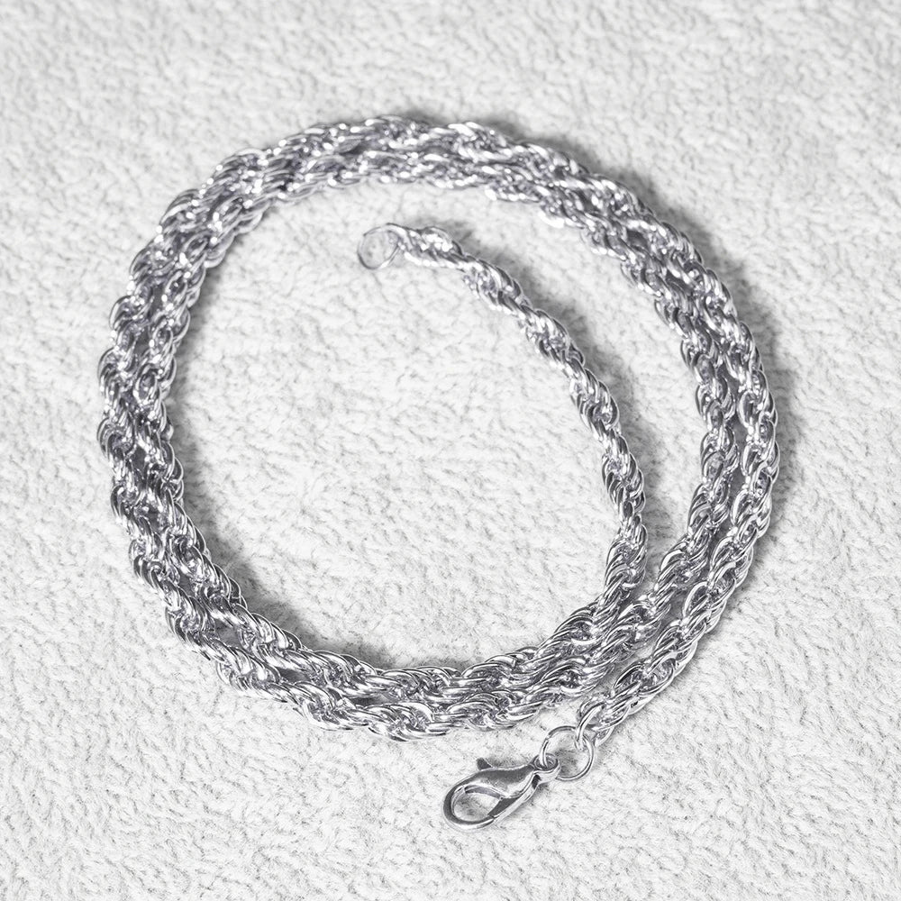 Fashion Hip Hop Square 14MM Cuban Link Necklace Men Gold Color Women Rhinestone Iced Out Cuban Chain Punk Jewelry Necklaces Gift